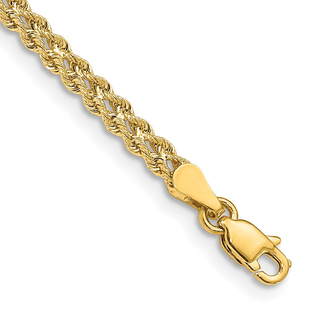 Wide Double Strand Rope Childrens Bracelet - WBC