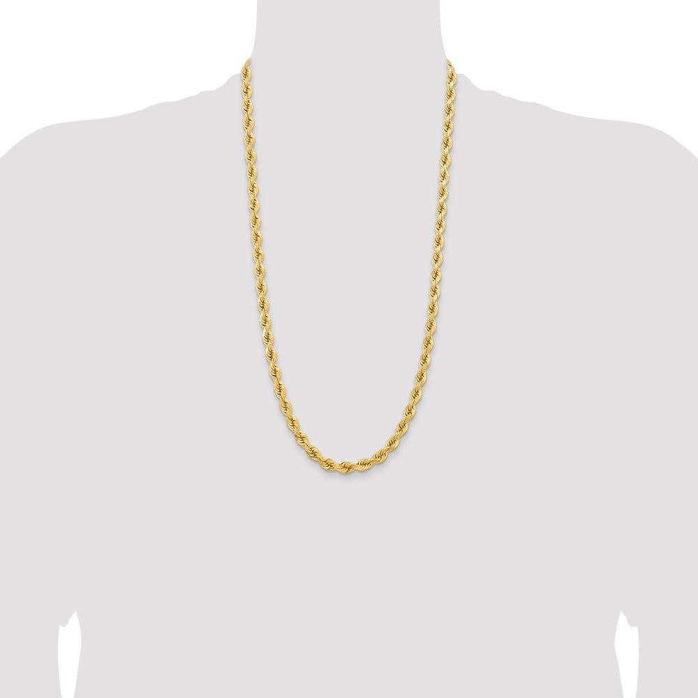 Diamond-cut Rope with Fancy Lobster Clasp Chain - WBC