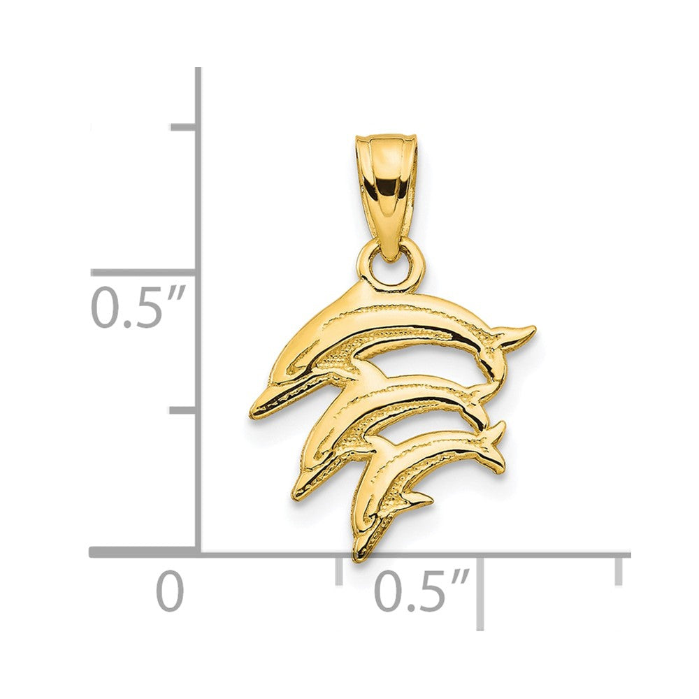 Triple Dolphins Charm - WBC