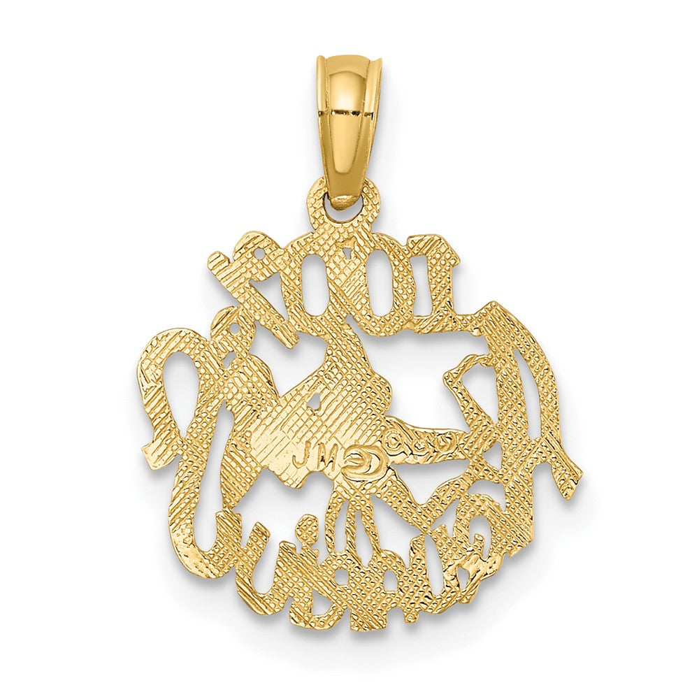 100% AQUARIUS Zodiac Charm - WBC