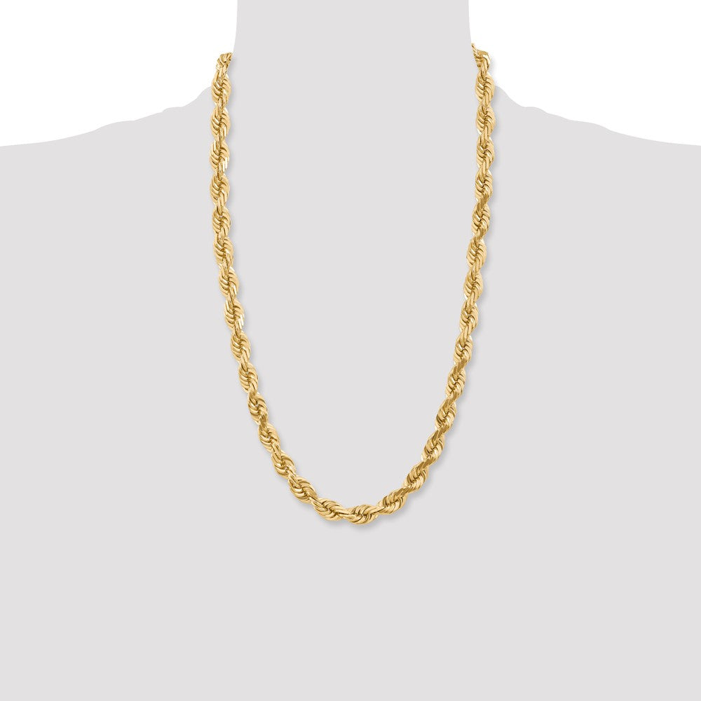 D/C Rope Fancy Lobster Clasp Chain - WBC