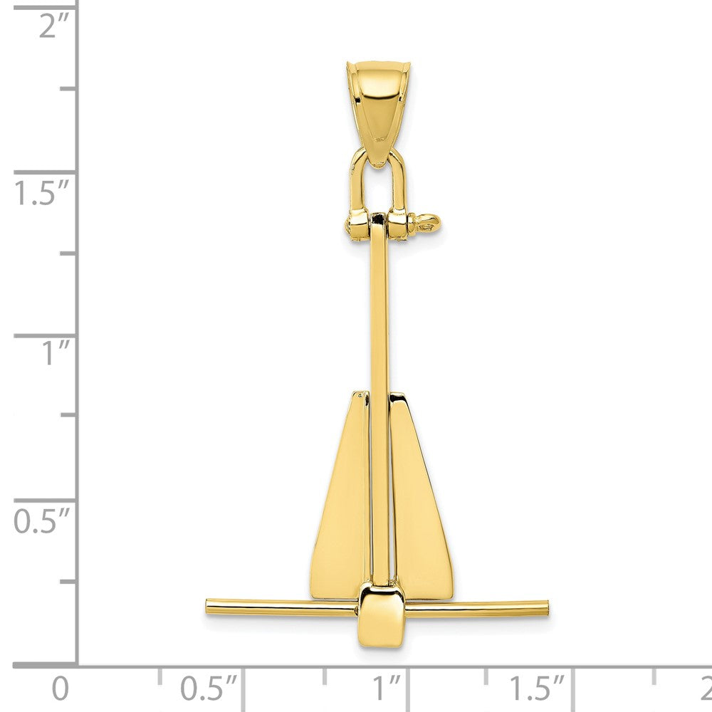 3-D Moveable Anchor Pendant - WBC