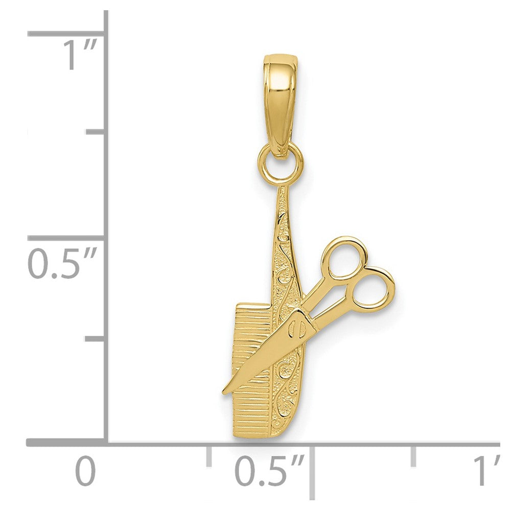 Comb and Scissors Charm - WBC