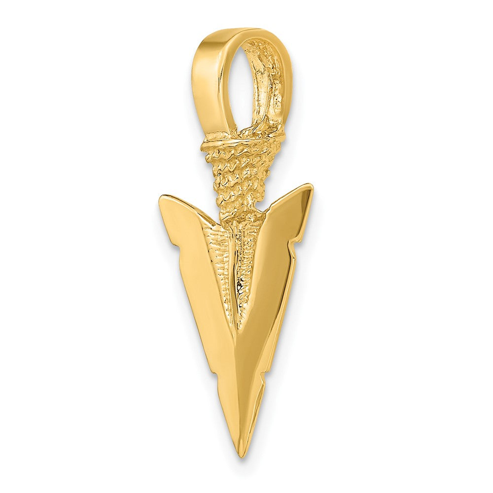 3-D Arrowhead Charm - WBC