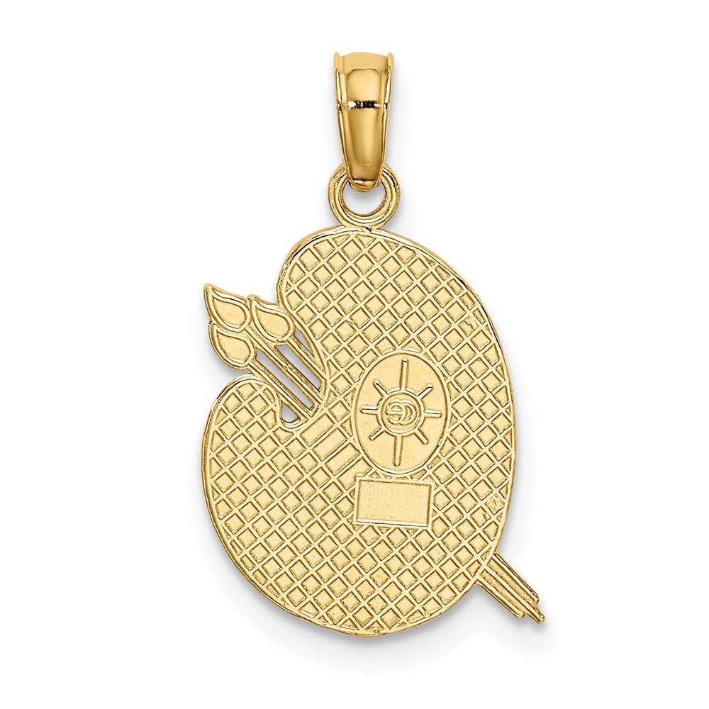 Textured Painters Palette Charm - WBC