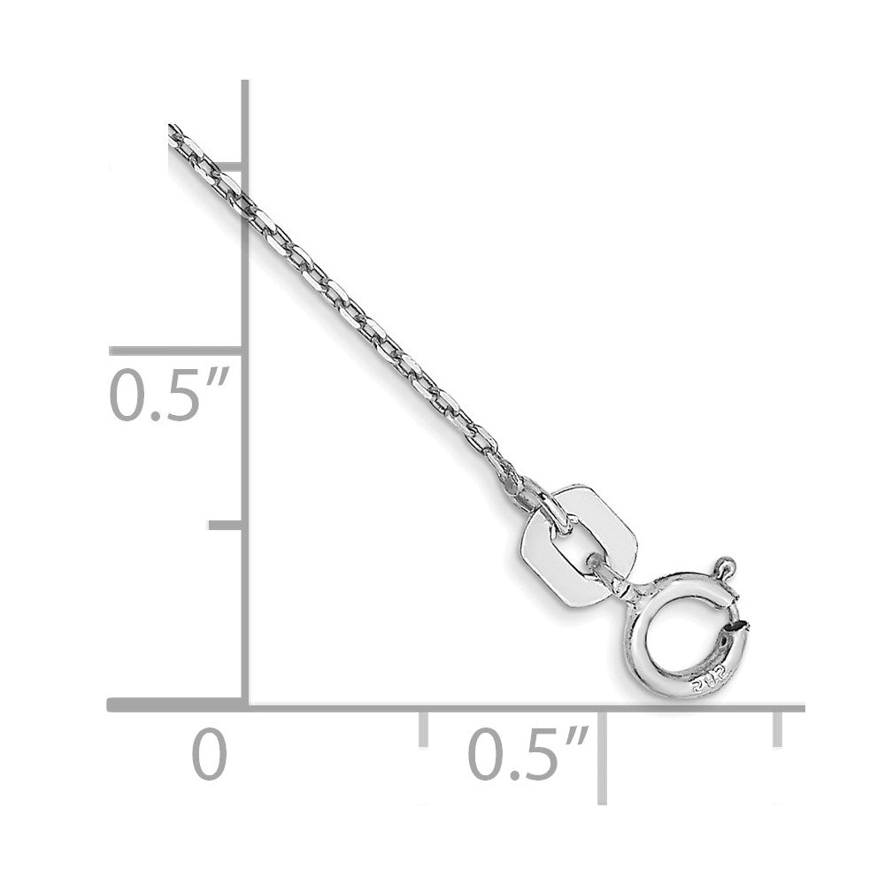 WG . D/C Cable with Spring Ring Clasp Chain Anklet - WBC