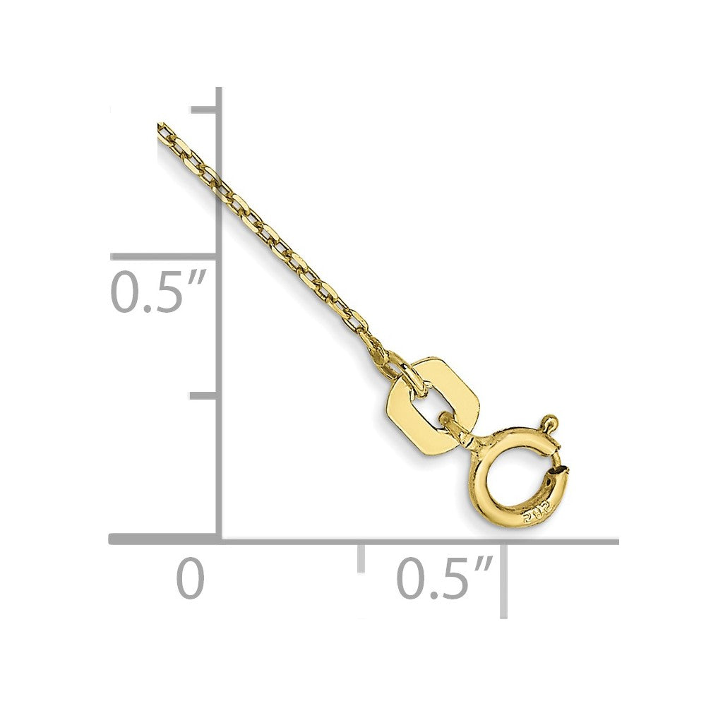 . D/C Cable with Spring Ring Clasp Chain Anklet - WBC