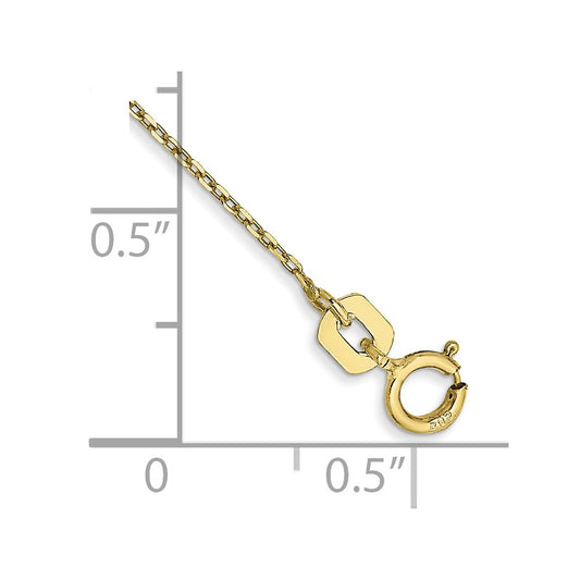 . D/C Cable with Spring Ring Clasp Chain Anklet - WBC