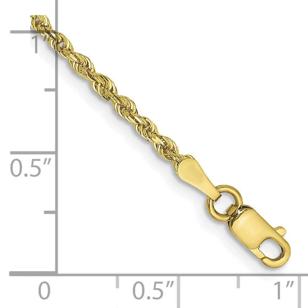 D/C Quadruple Rope Chain Anklet - WBC