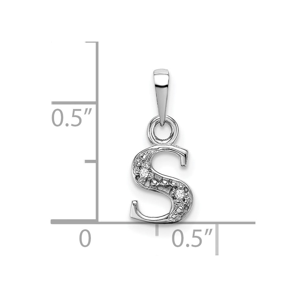 Diamond Initial S Charm - WBC