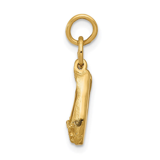 3-D Ballet Slippers Charm - WBC
