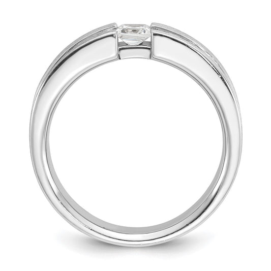 IB Goodman Mens 3/4 carat Diamond Complete Ring - WBC