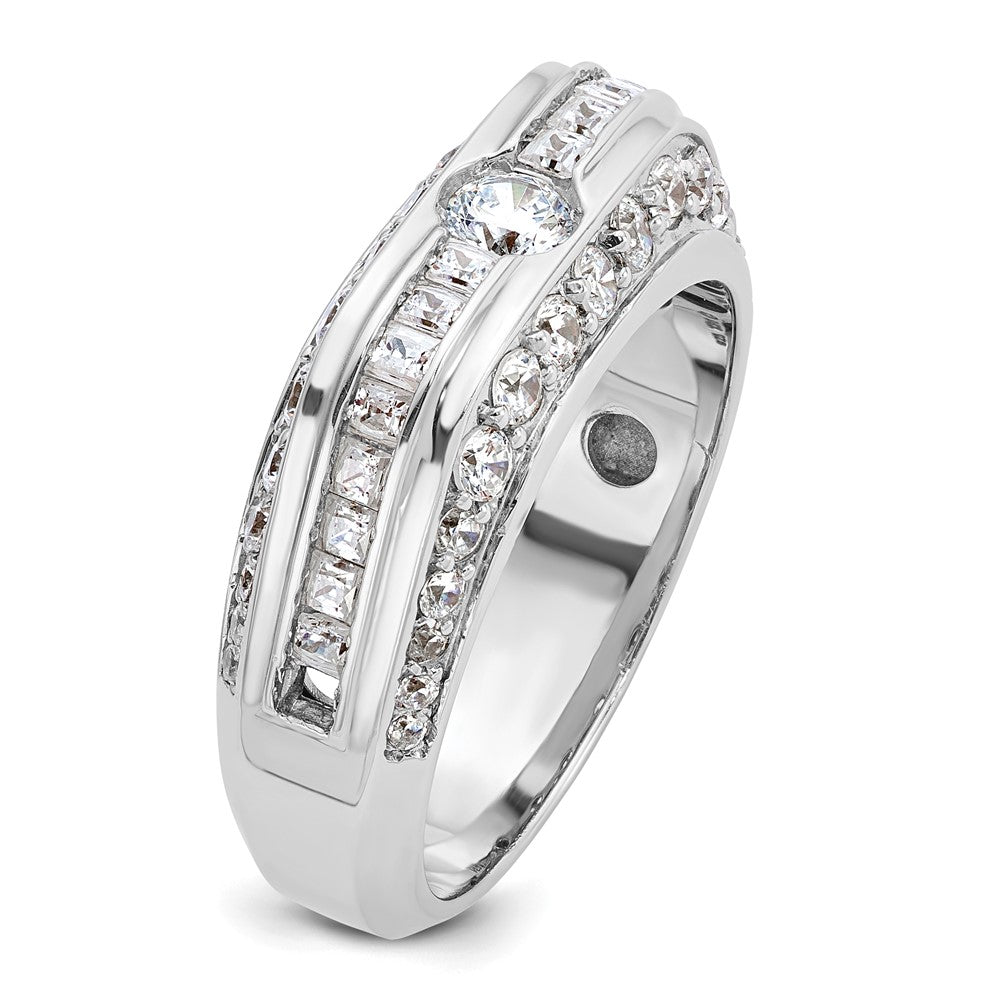 IBGoodman Men's Polished 1 7/8 Carat AA Quality Diamond Ring - WBC