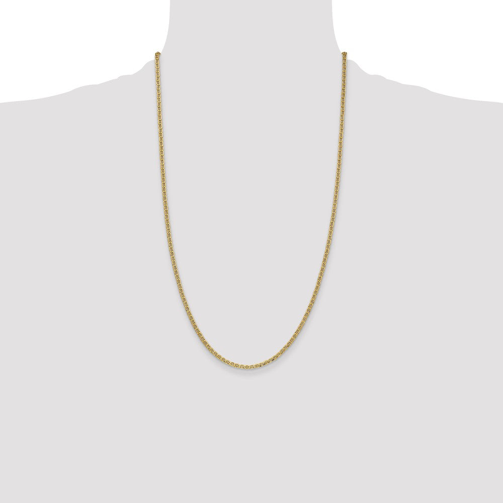 Semi-Solid Anchor with Spring Ring Clasp Chain - WBC