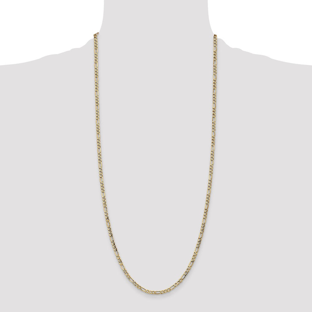 Semi-Solid Figaro with Lobster Clasp Chain - WBC
