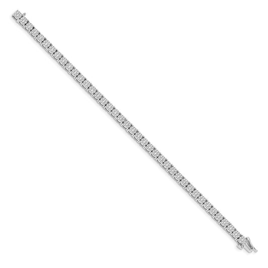 Complete 3 carat Diamond Cluster Setting Tennis Bracelet - WBC