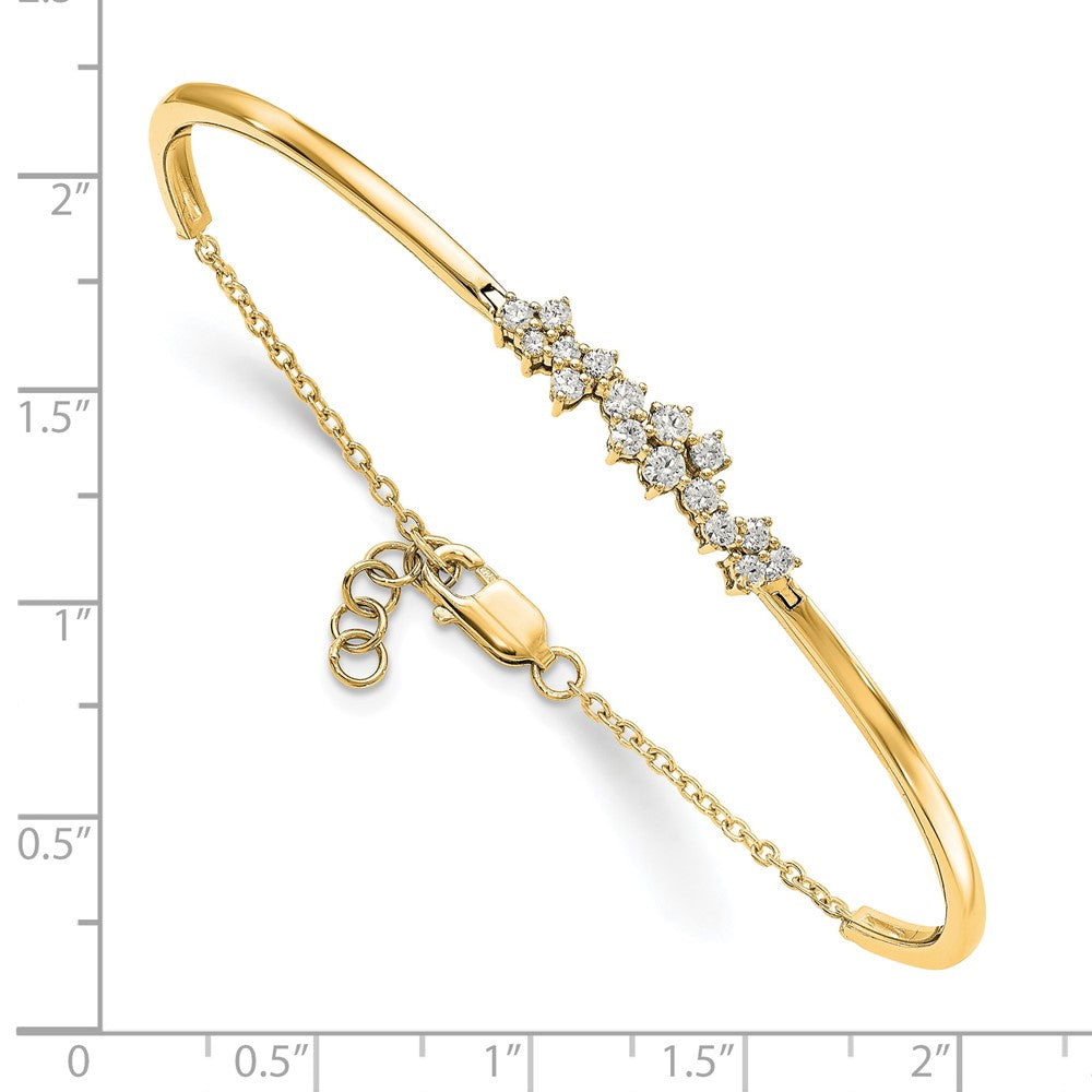 Diamond Bangle Bracelet Mtg, no dias, blank - WBC