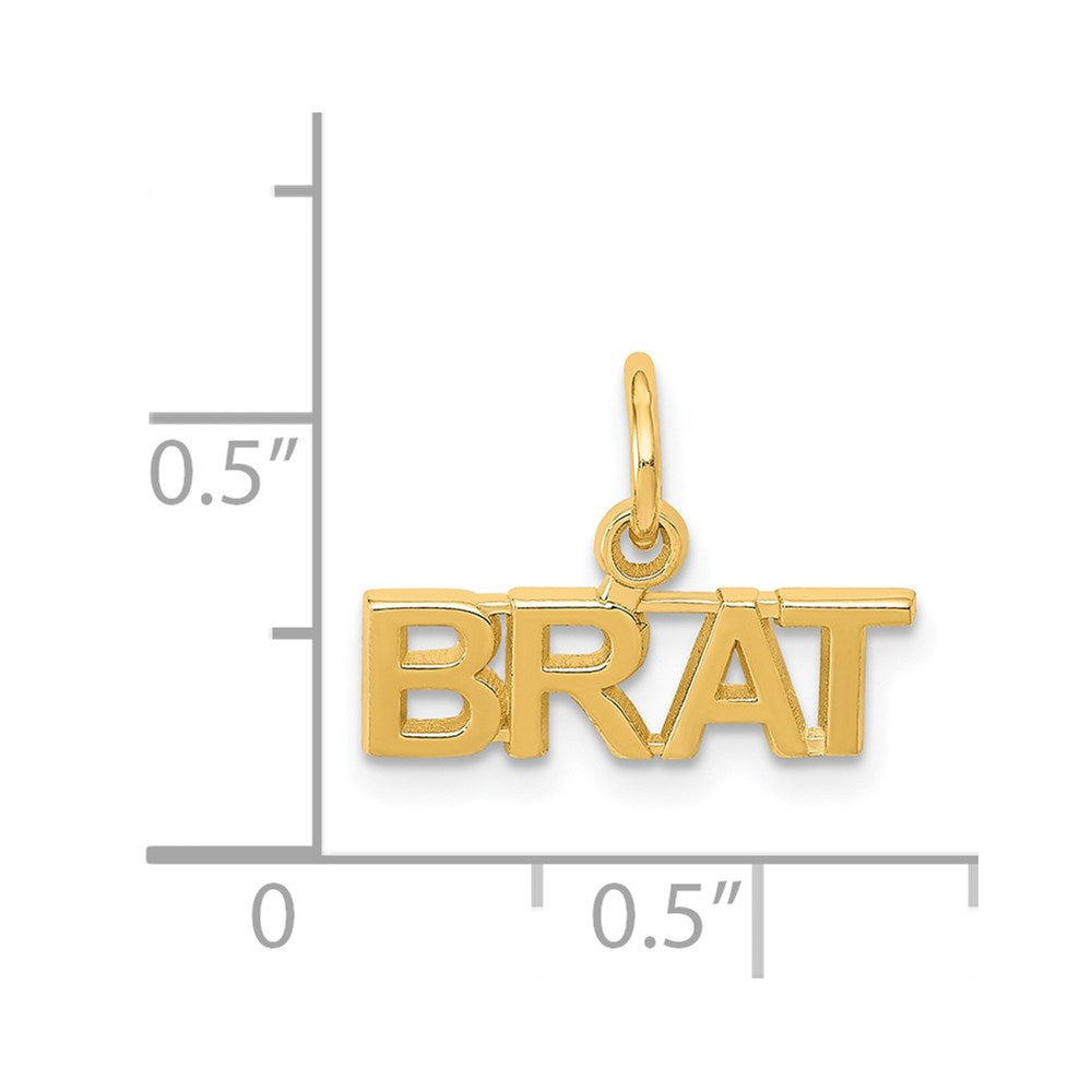 Polished BRAT Charm - WBC