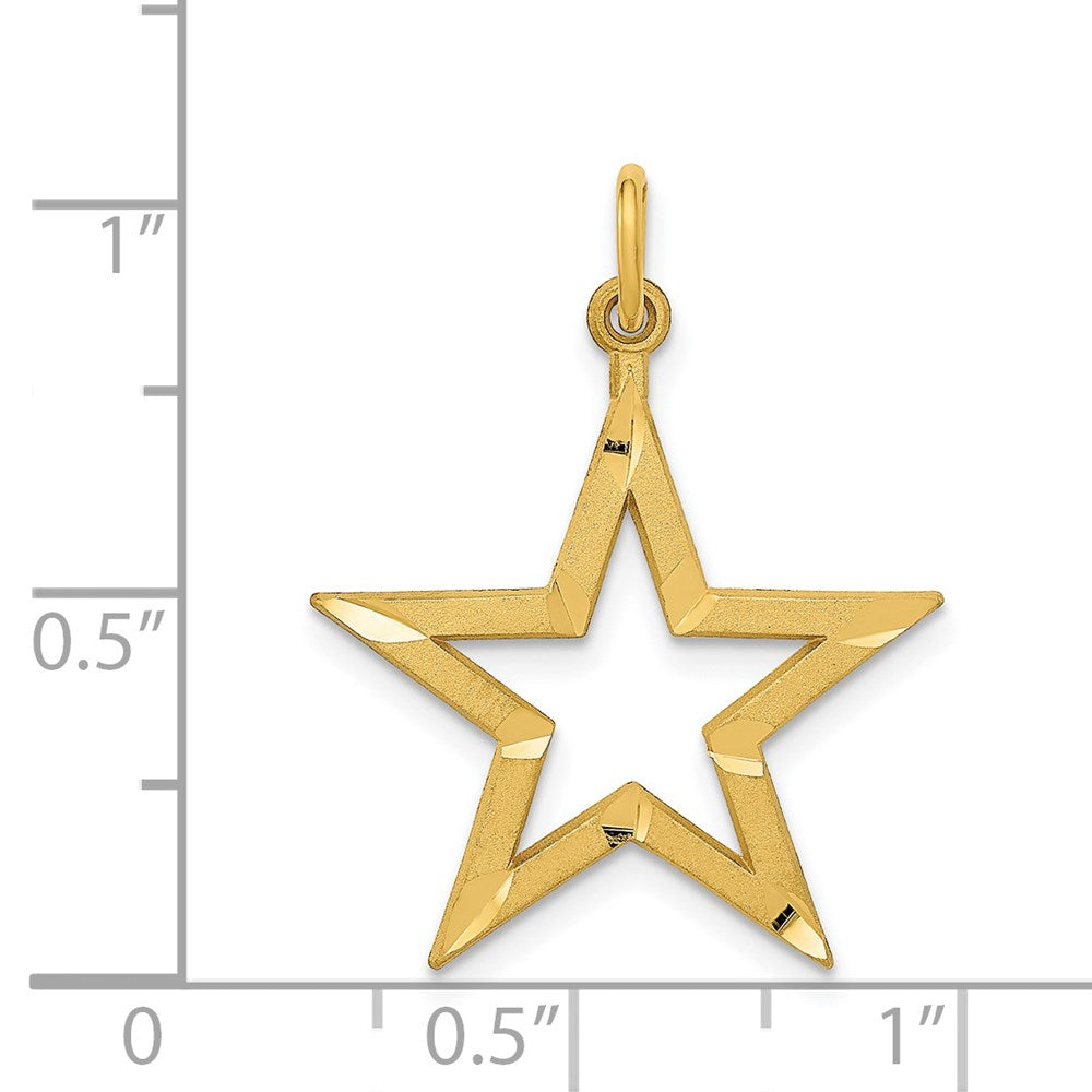 Diamond-cut Star Charm - WBC