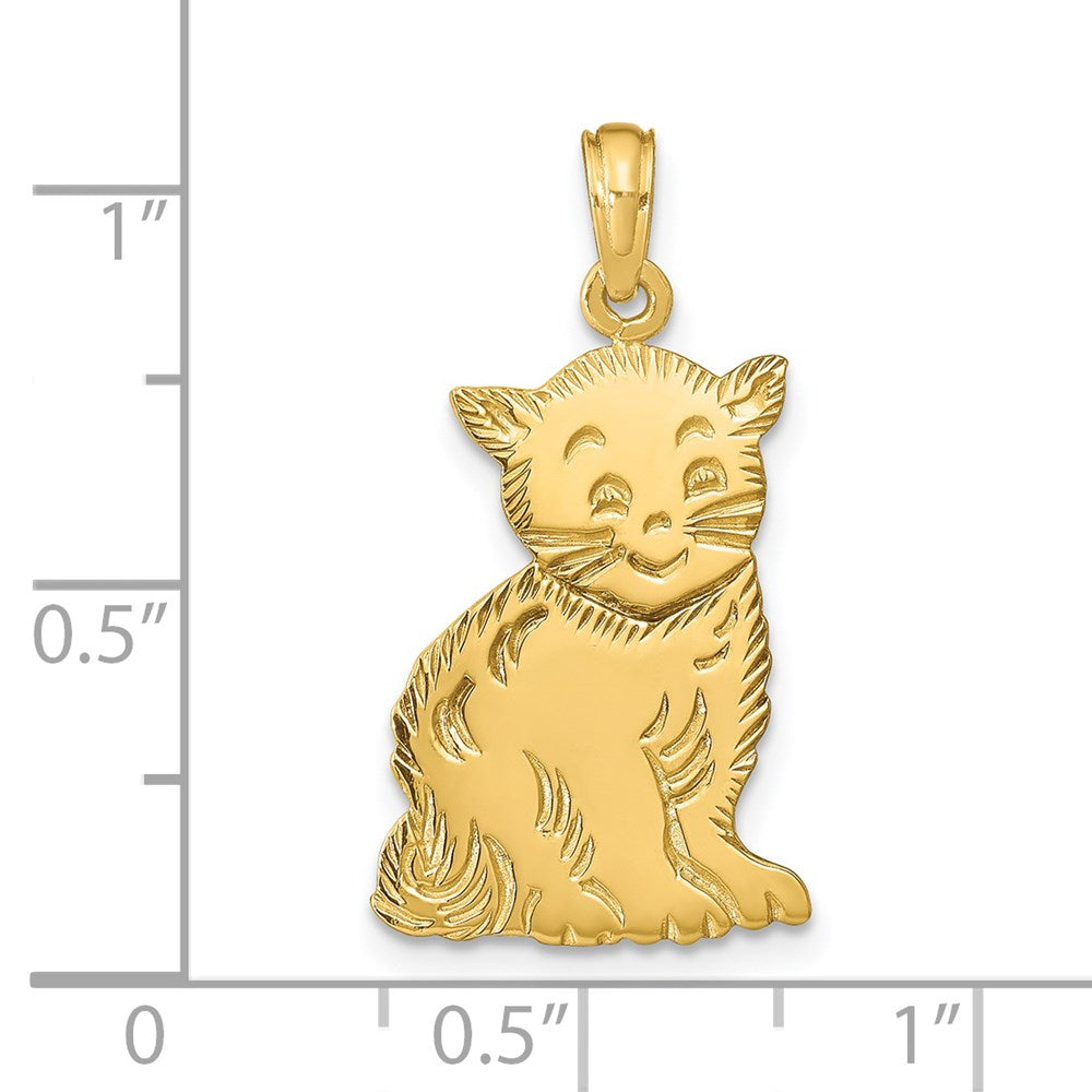 Polished Cat Charm - WBC
