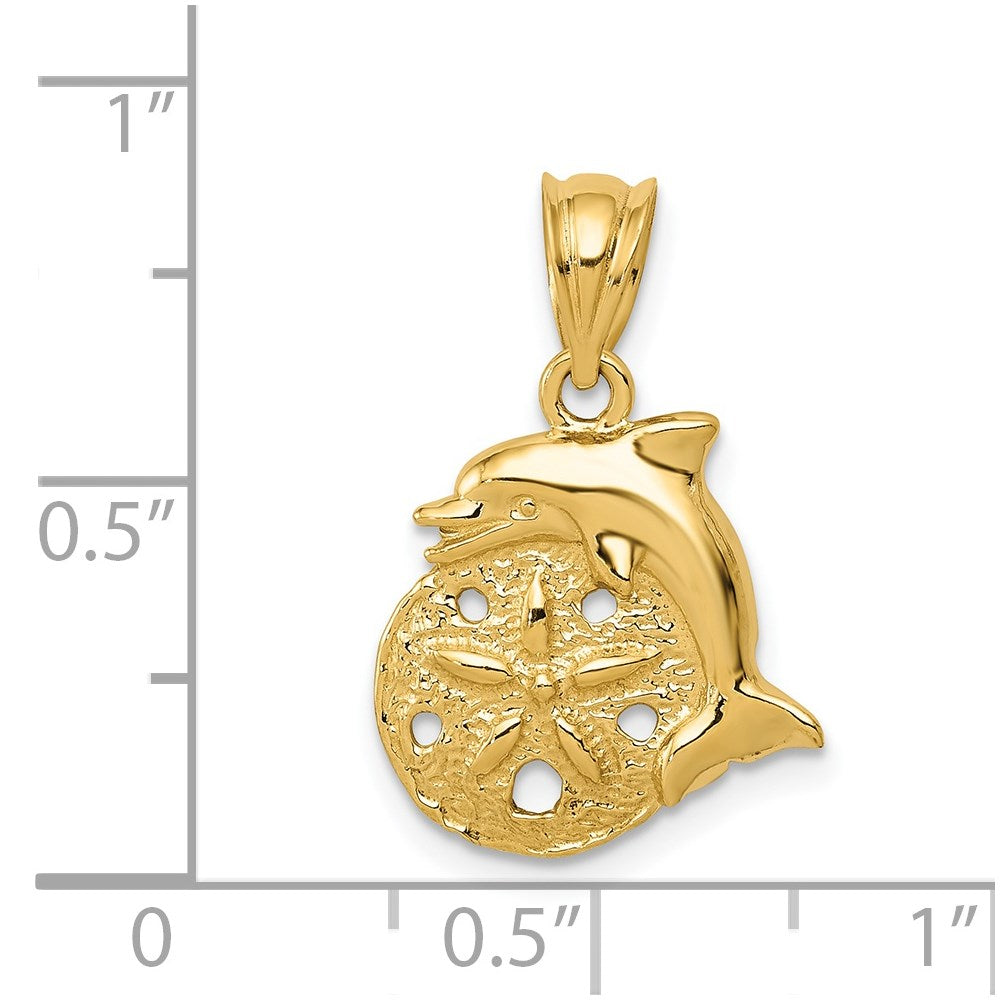 Dolphin and Sanddollar Charm - WBC