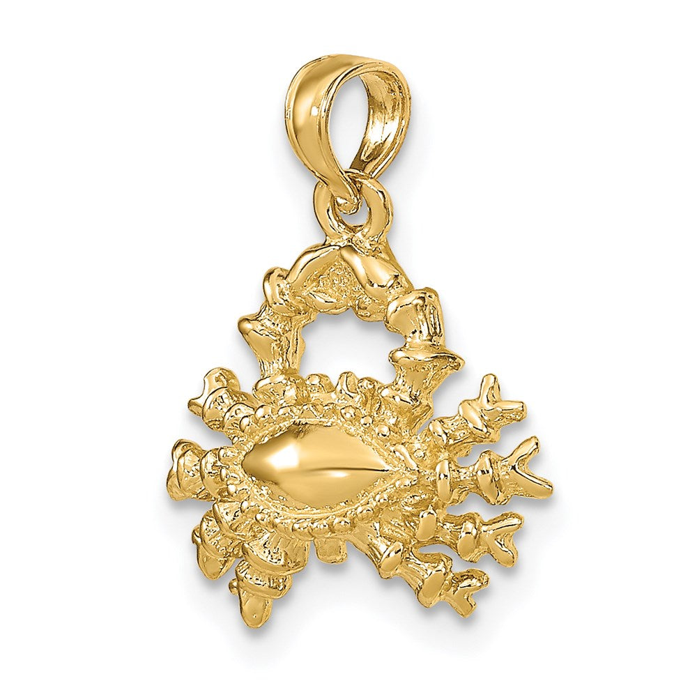 3-D Cancer Zodiac Charm - WBC