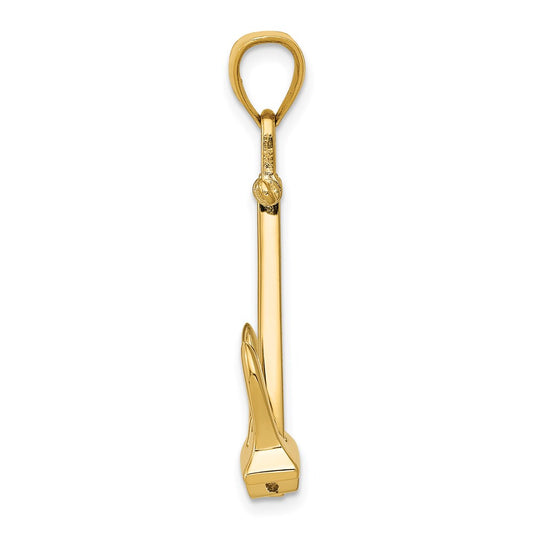 3-D T-Bar Style Anchor Pendant - WBC