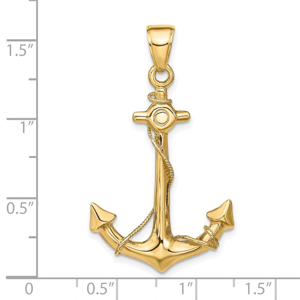 3-D Anchor with Rope Pendant - WBC