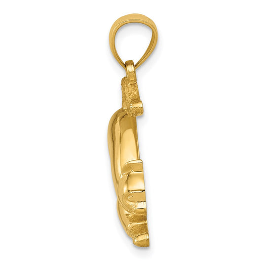 Stretching Cat Pendant - WBC