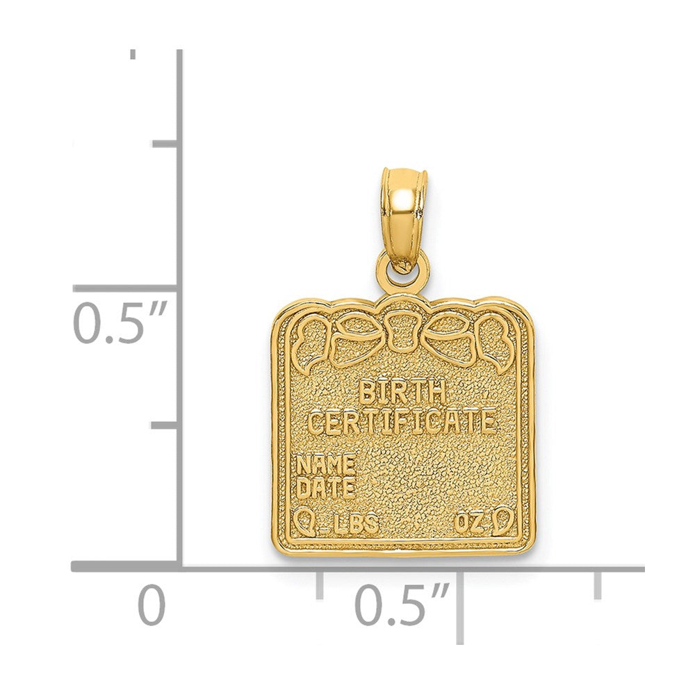 BIRTH CERTIFICATE Charm - WBC