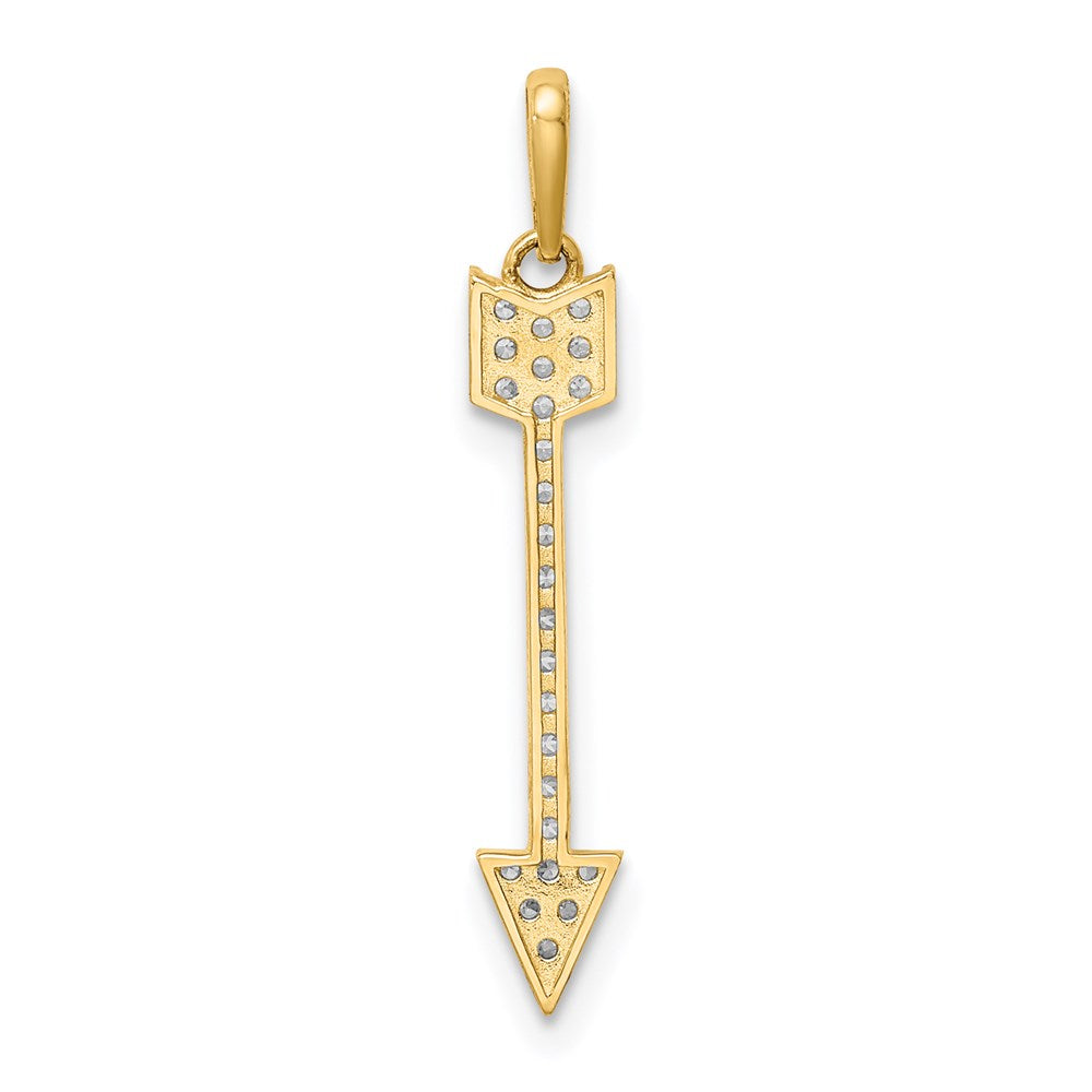 Arrow CZ Pendant - WBC