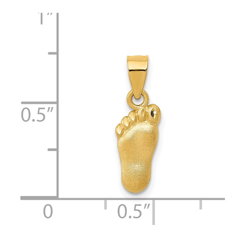 Diamond-cut Foot Charm - WBC