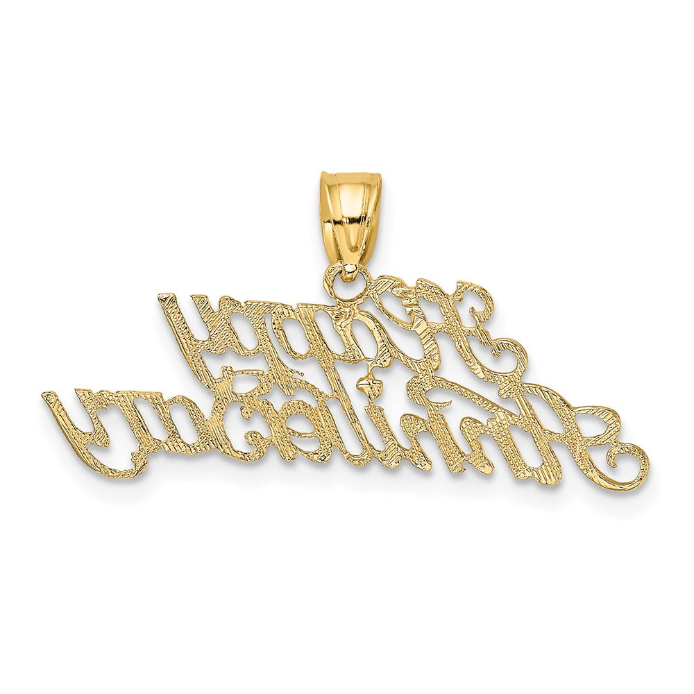 Polished HAPPY ANNIVERSARY Charm - WBC
