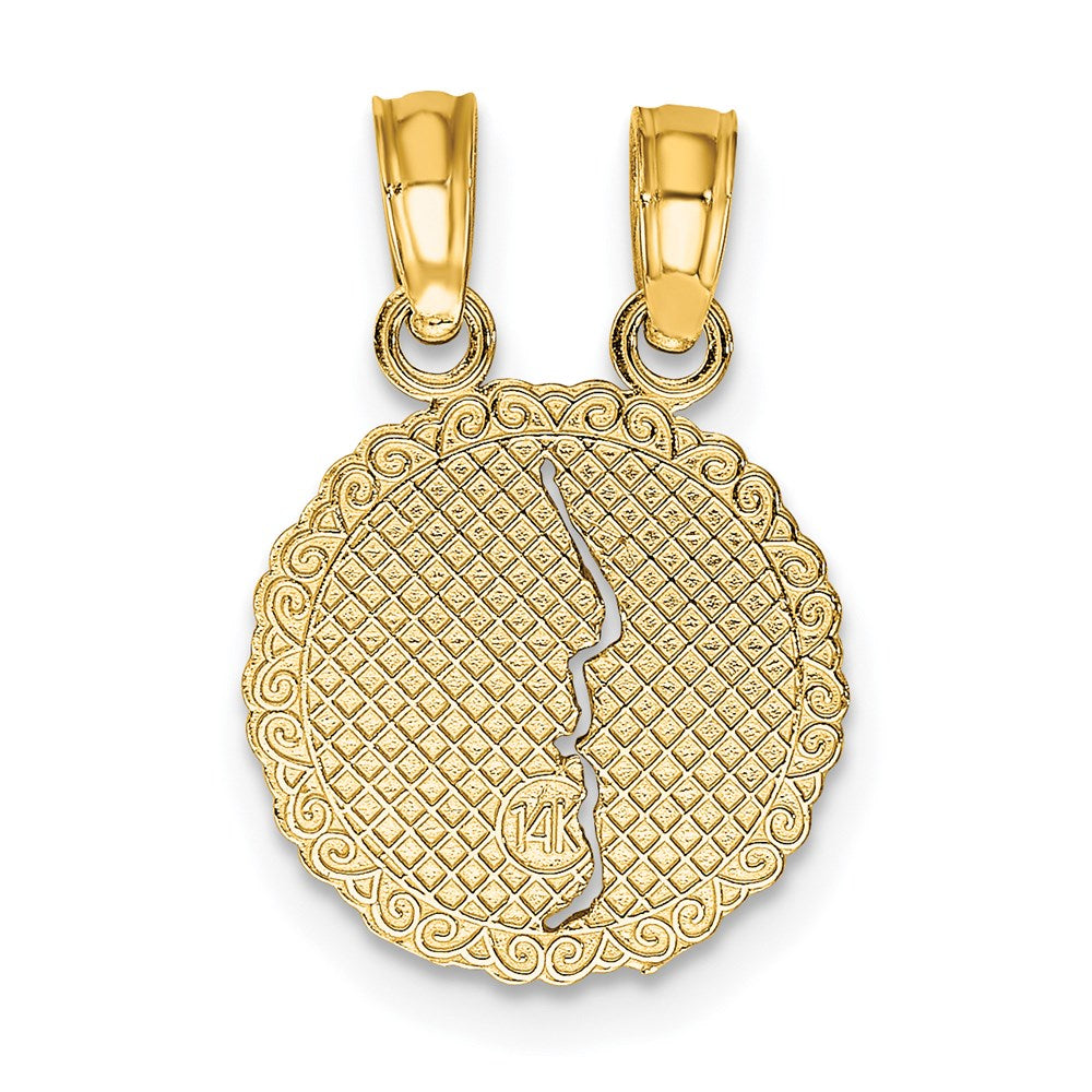 BEST FRIENDS FOREVER 2-Piece Break-apart Charm - WBC