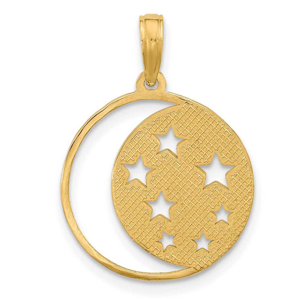 Polished Moon and Stars Charm - WBC