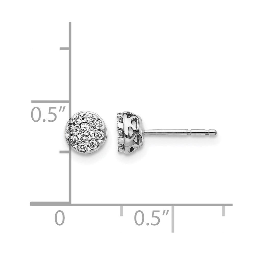 Diamond Cluster Earrings - WBC