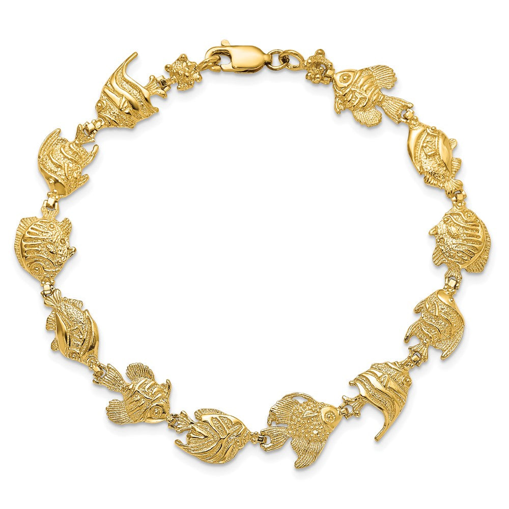 Polished Tropical Fish Bracelet - WBC