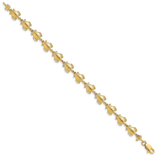 Polished Sea Turtle Bracelet - WBC
