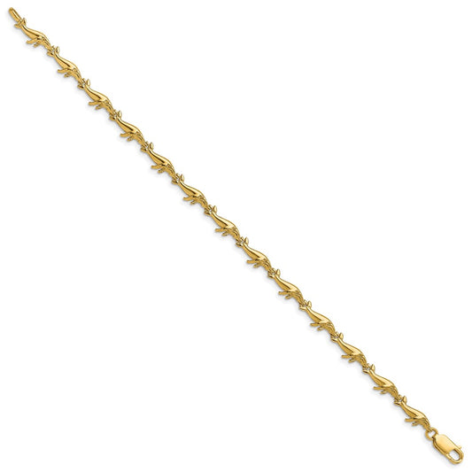 Polished Whale Bracelet - WBC