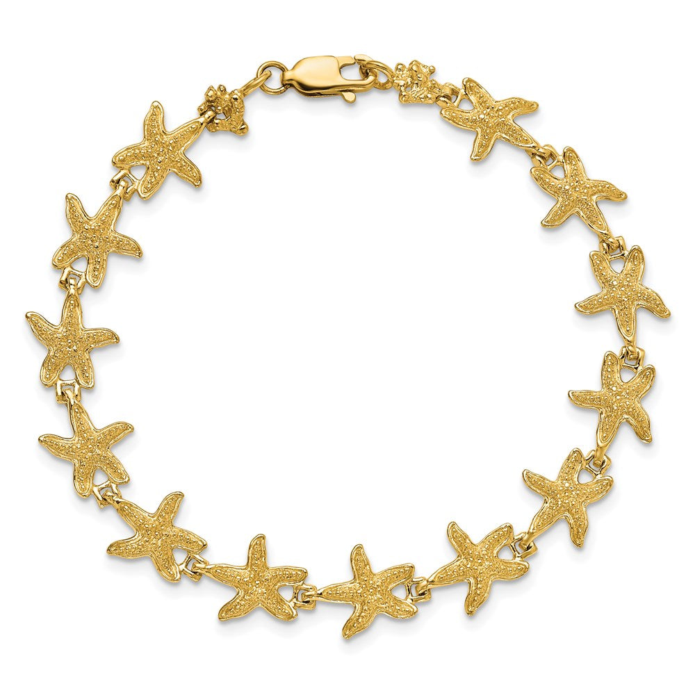 Textured Starfish Bracelet - WBC