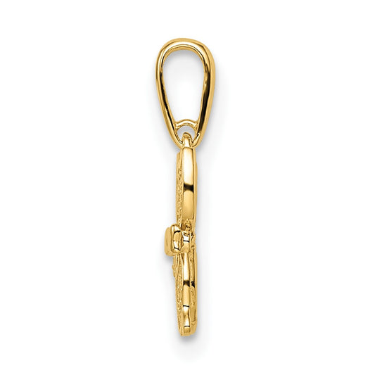 Madi K CZ Cat Childrens Pendant - WBC