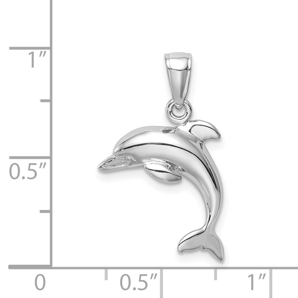Jumping Dolphin Pendant - WBC