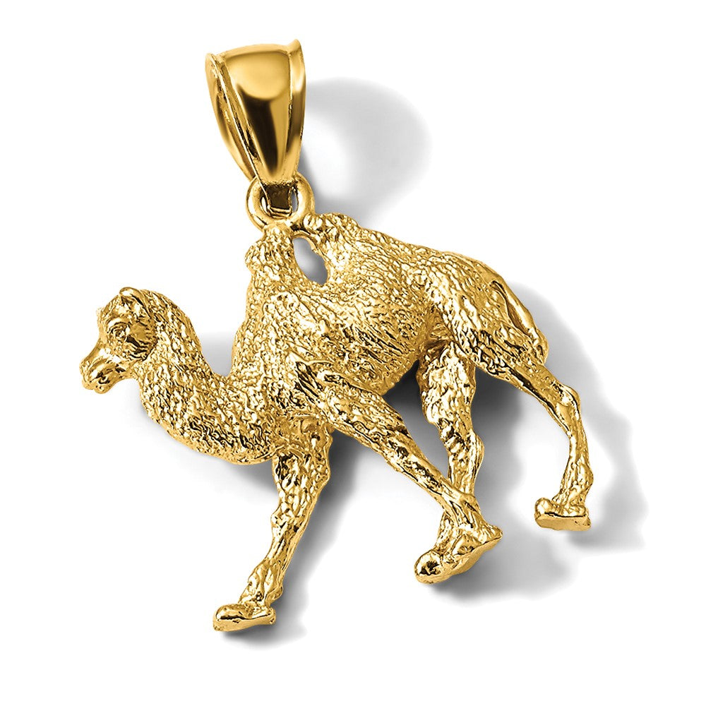 3-D 2-Hump Camel Pendant - WBC
