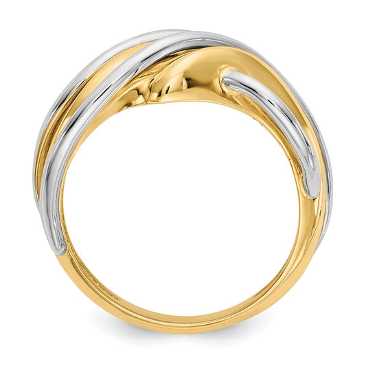 Two-tone Wave Ring - WBC