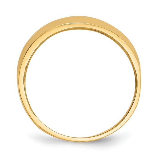 Ridge-edged Dome Ring - WBC