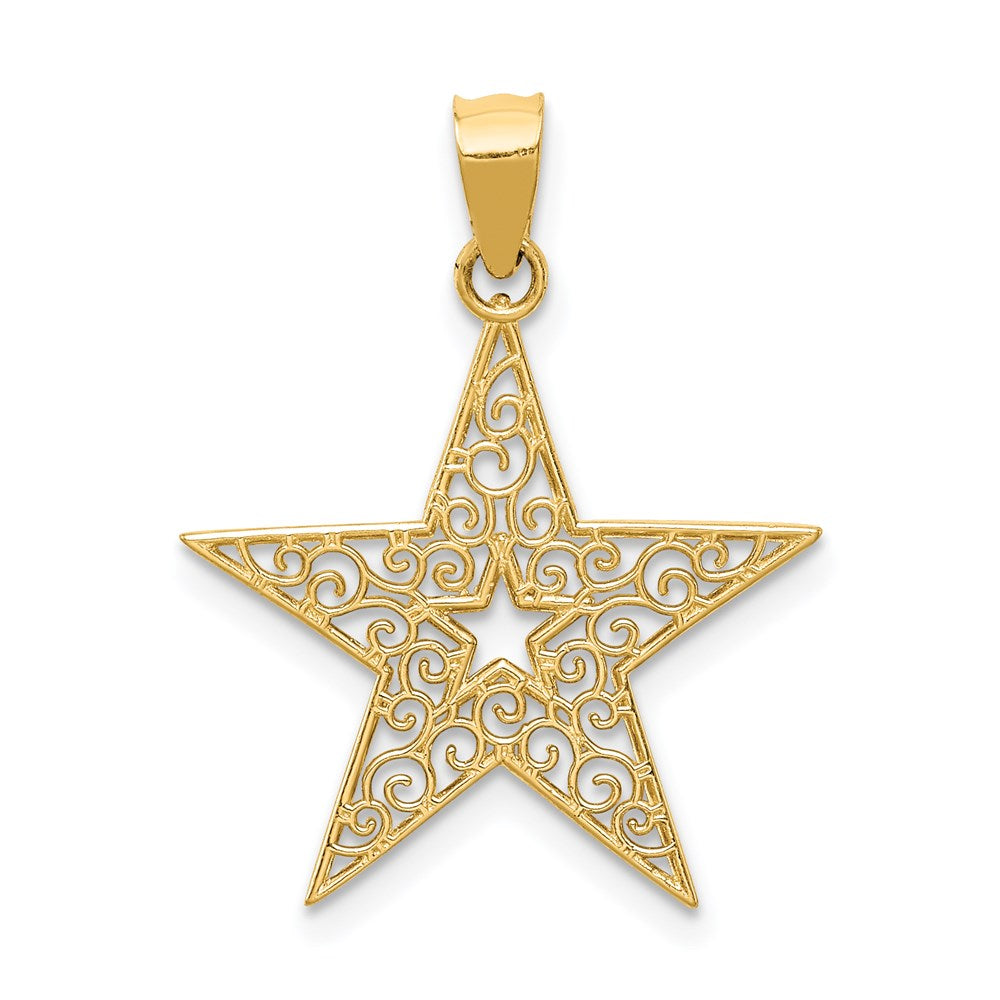Filigree Star Pendant - WBC