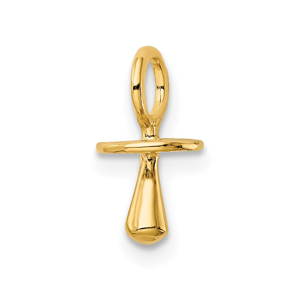 Polished 3-D Pacifier Charm - WBC