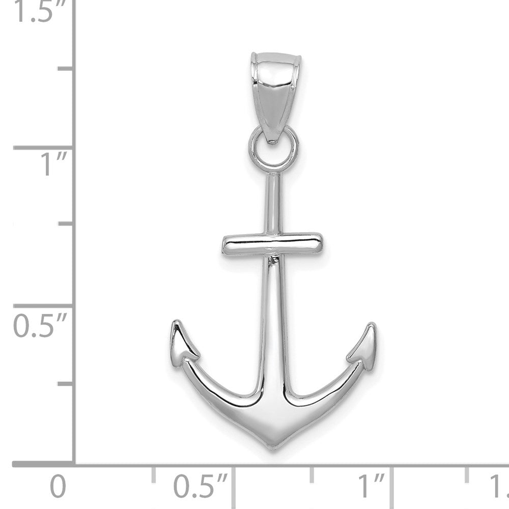 Polished Anchor Pendant - WBC