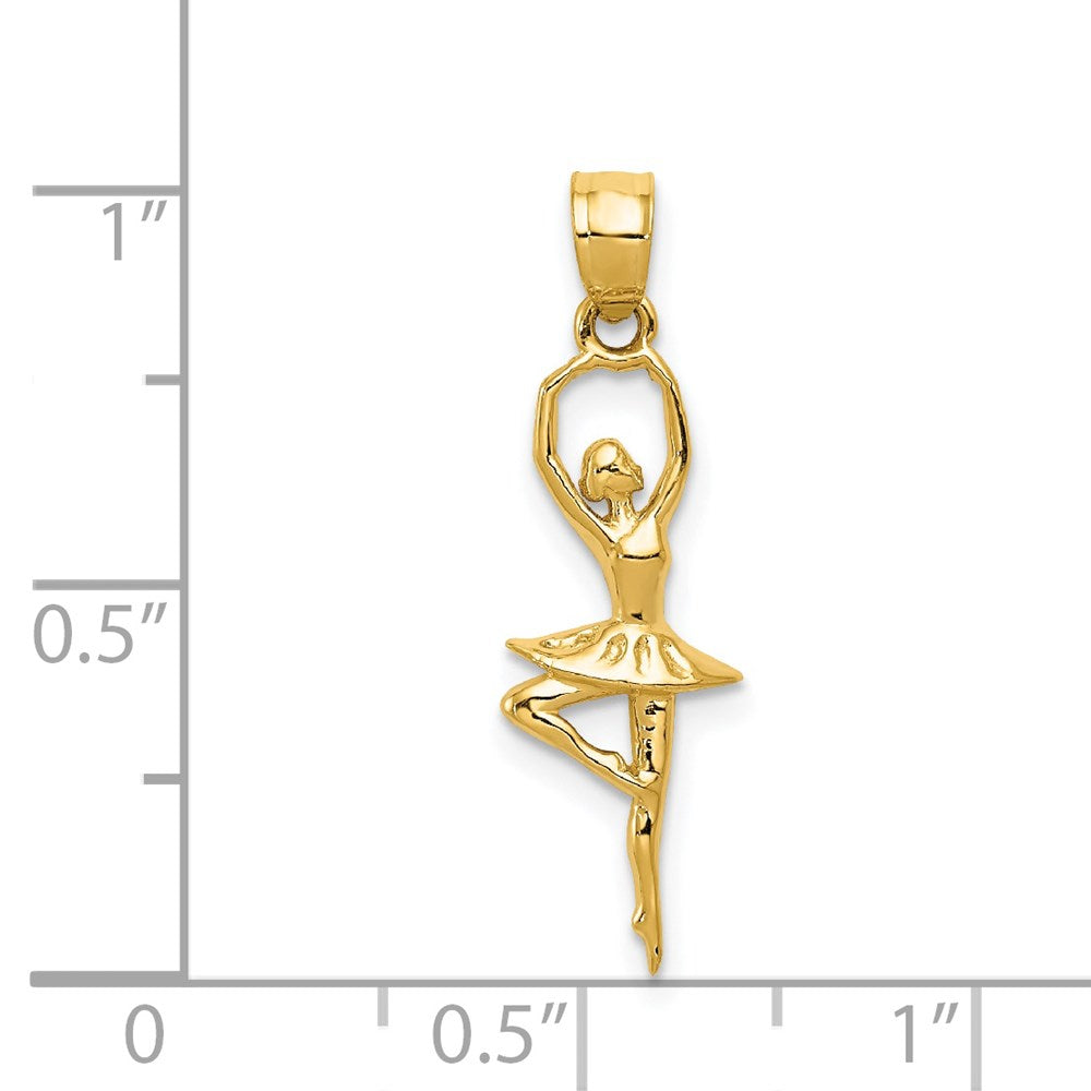 Polished Small Ballerina Pendant - WBC