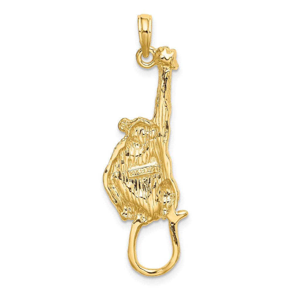2-D Textured Hanging Monkey Charm - WBC